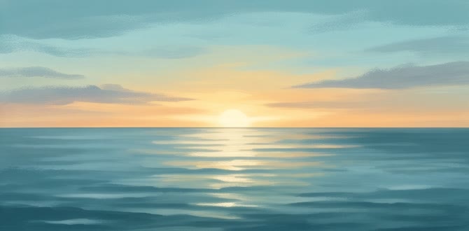 海面夕陽照亮通往現實的道路